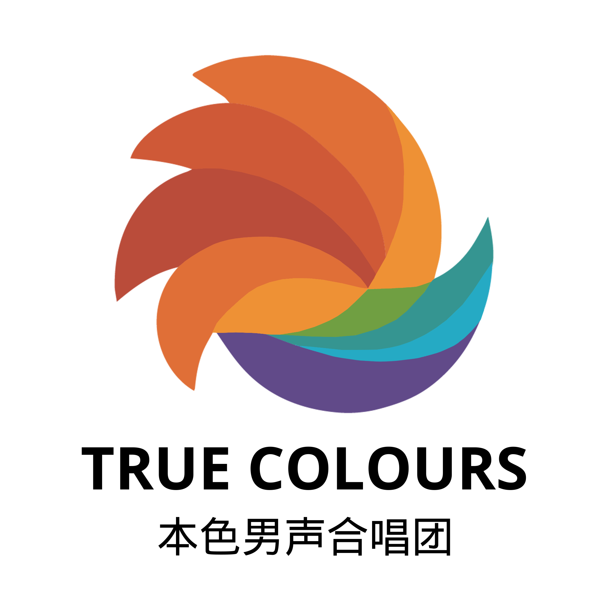 True Colours Male Choir Logo